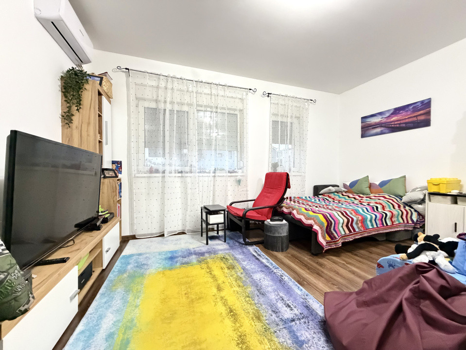 Apartament cu 2 camere, 44 mp utili, parter, mobilat - Dumbravita 