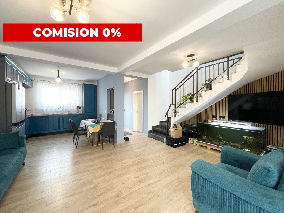 Duplex 4 camere mobilat si utilat Mosnita COMISION 0%