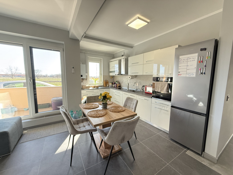 Apartament 2 camere, 50 mp utili + balcon, mobilat si utilat - Lidl-Giroc