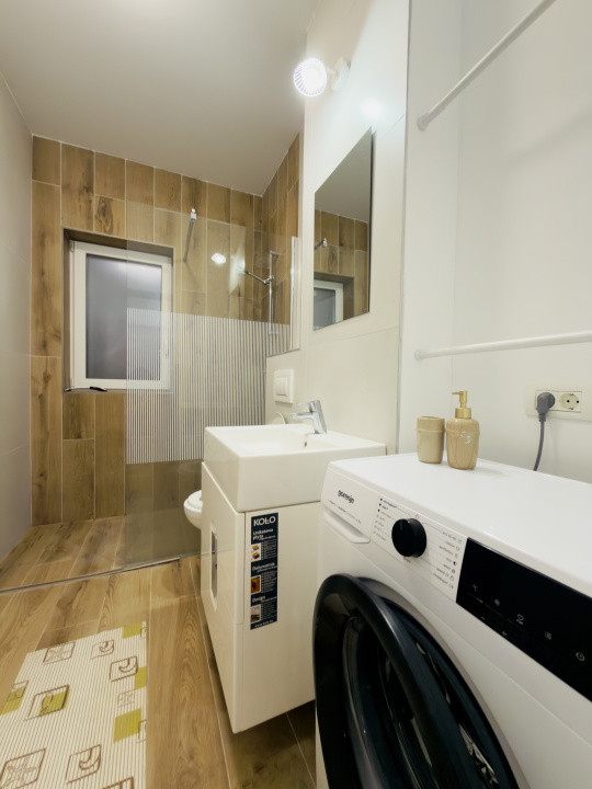 Apartament 1 camera, open space, etaj 2, mobilat modern in Giroc