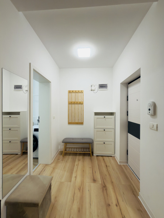 Apartament 1 camera, open space, etaj 2, mobilat modern in Giroc