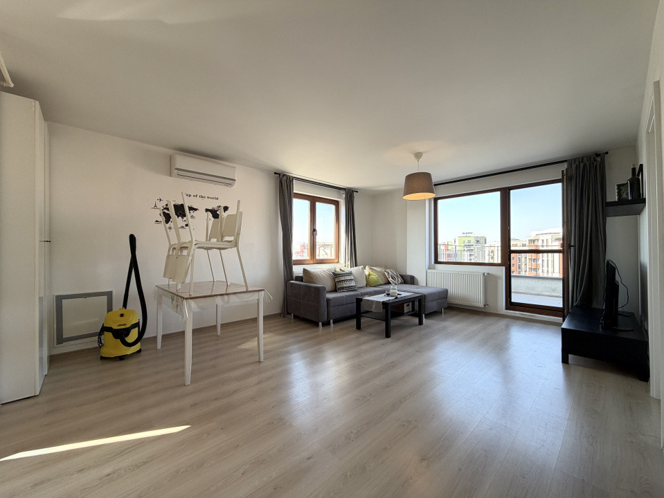 Apartament 2 camere, 54mp utili, etaj 7, lift, mobilat - Torontalului