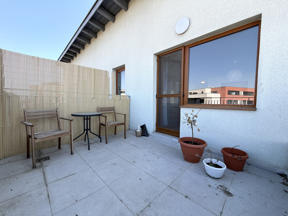 Apartament 1 camera, 50 mp Utili, Terasa 8 mp, etaj 7, lift - Aradului