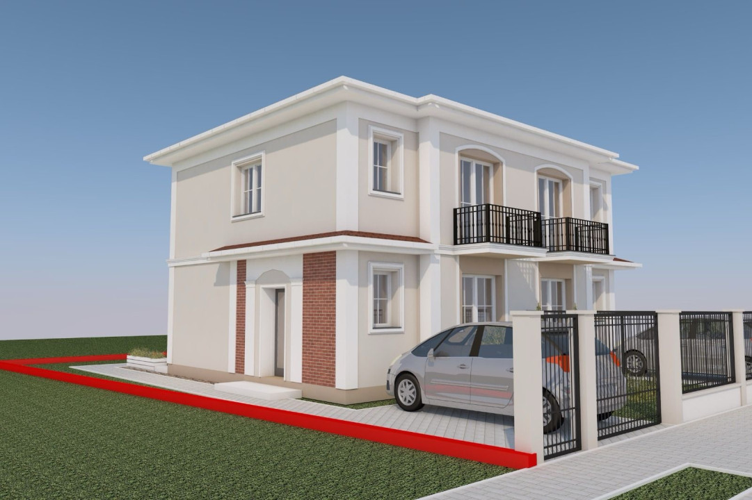 Duplex modern 3 camere, 71 mp utili, 230 mp teren - Sanandrei