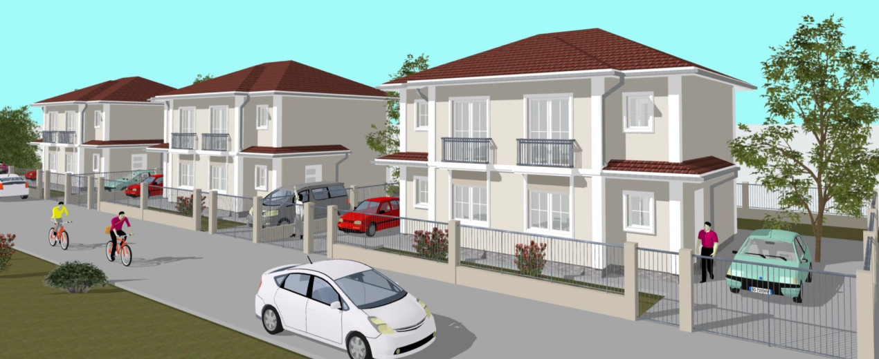 Duplex modern 3 camere, 71 mp utili, 230 mp teren - Sanandrei