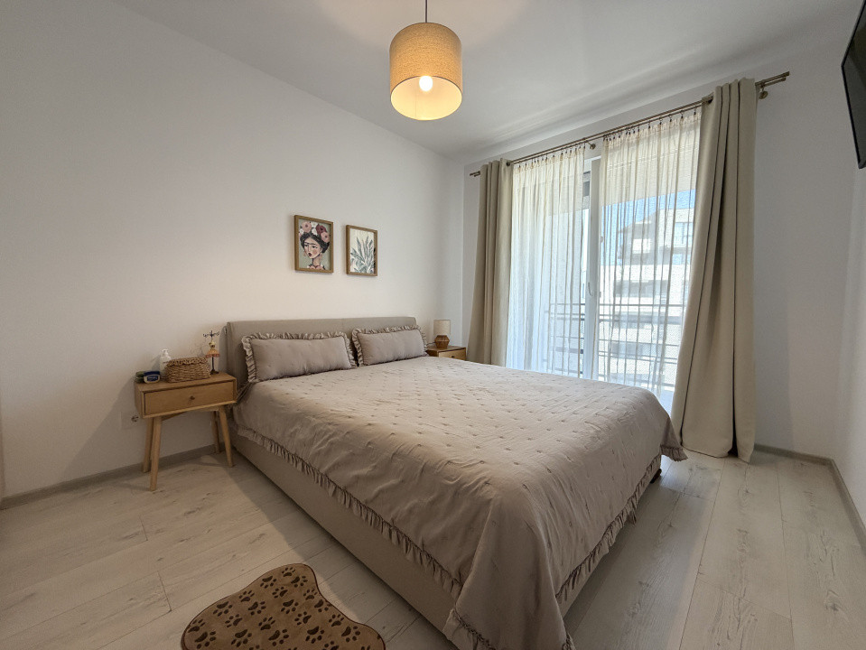 Apartament 2 camere, open space, 59 mp utili, mobilat - COMPLEX IRIS