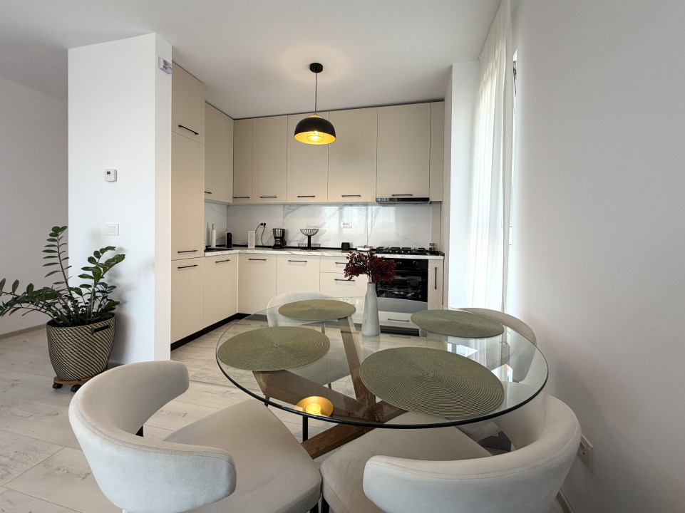 Apartament 2 camere, open space, 59 mp utili, mobilat - COMPLEX IRIS