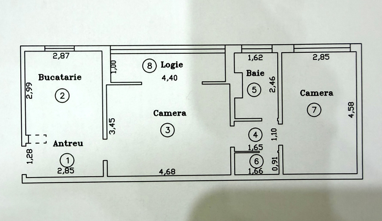 Apartament 2 camere, 55 mp utili, zona excelenta - zona Cetatii
