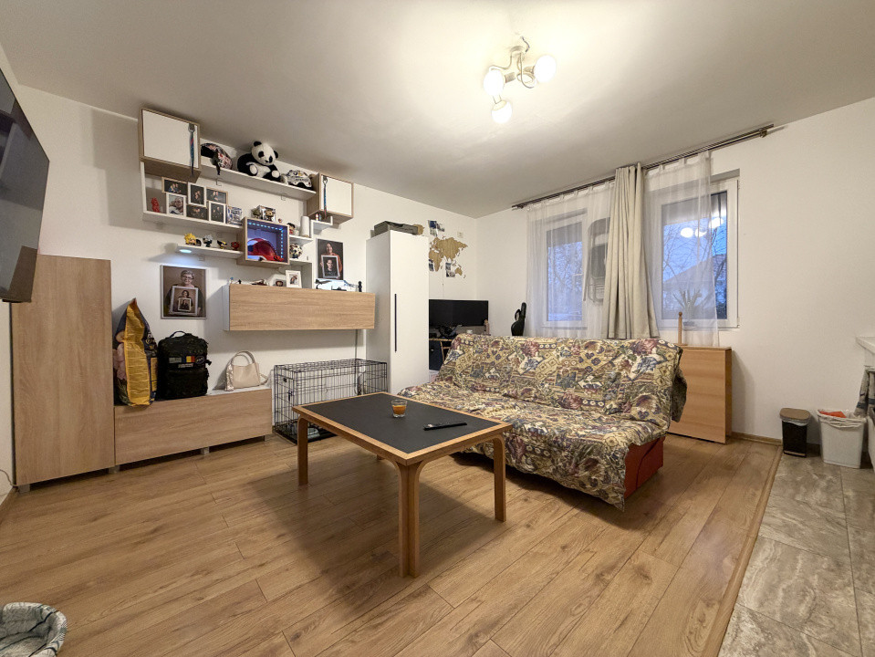 Apartament 2 camere, 35 mp utili, parter, mobilat si utilat- Eso Giroc