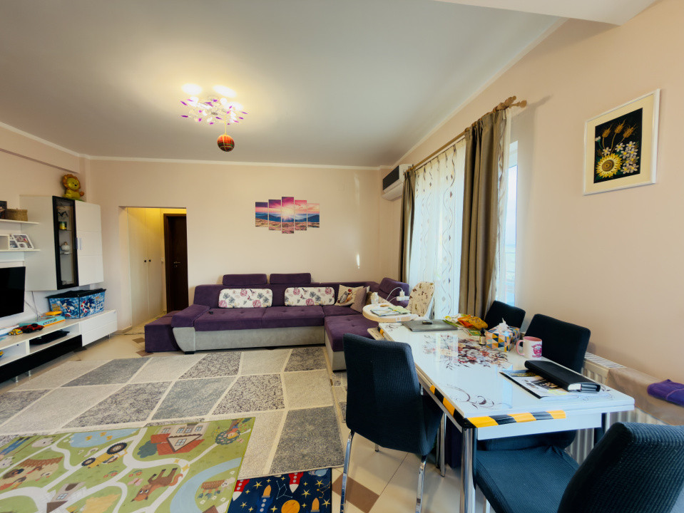 Apartament 2 camere, decomandat, etaj 2, 49mp utili in Giroc 