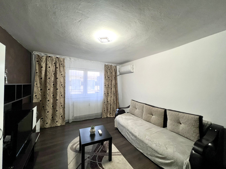 Apartament 1 camera, 22 mp utili, mobilat/utilat - zona Buziasului