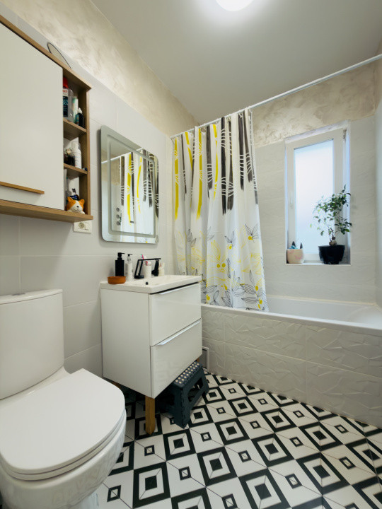 Apartament modern 2 camere + curte, parter, 50mp in Giroc 