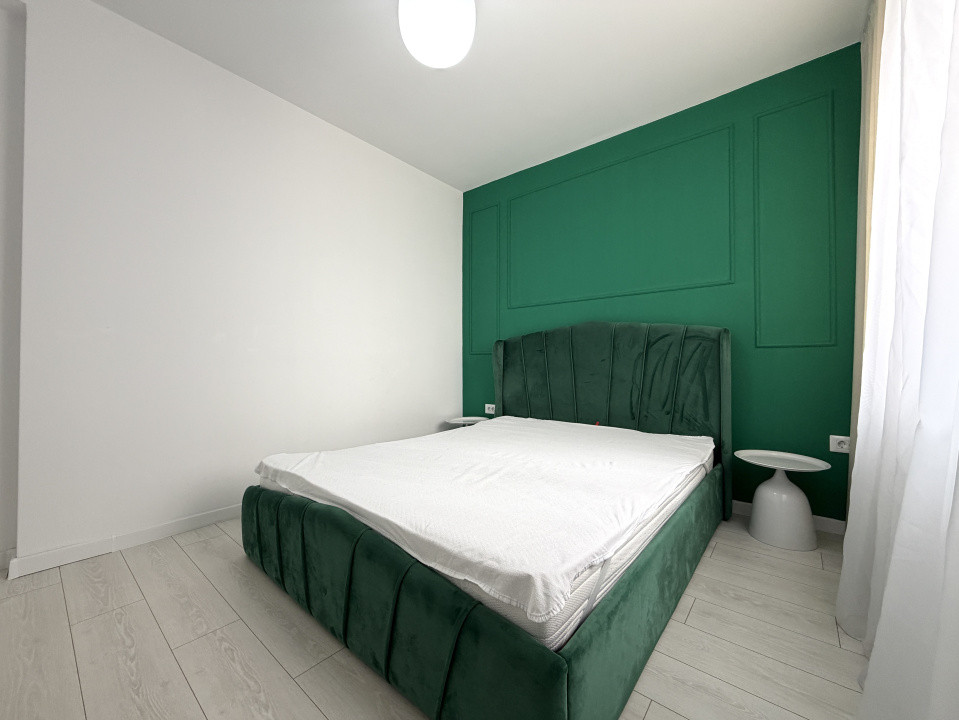 Apartament 2 camere, 40mp utili, etaj 2, mobilat, bloc nou - Giroc 