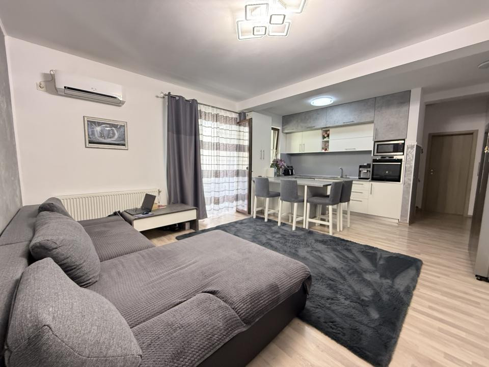 Apartament modern, 2 camere, 52 mp utili + balcon si gradina - Giroc
