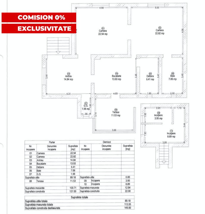 COMISION 0% - Casa individuala in Complexul Studentesc