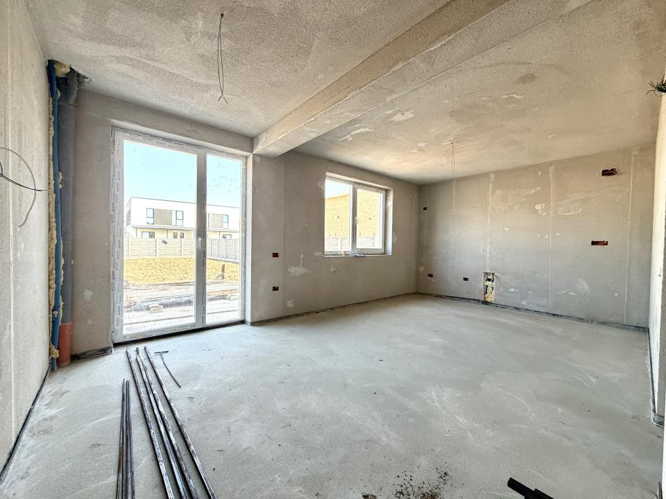 Duplex perete dublu, 4 camere, 166 mp utili, 405 mp teren - Dumbravita