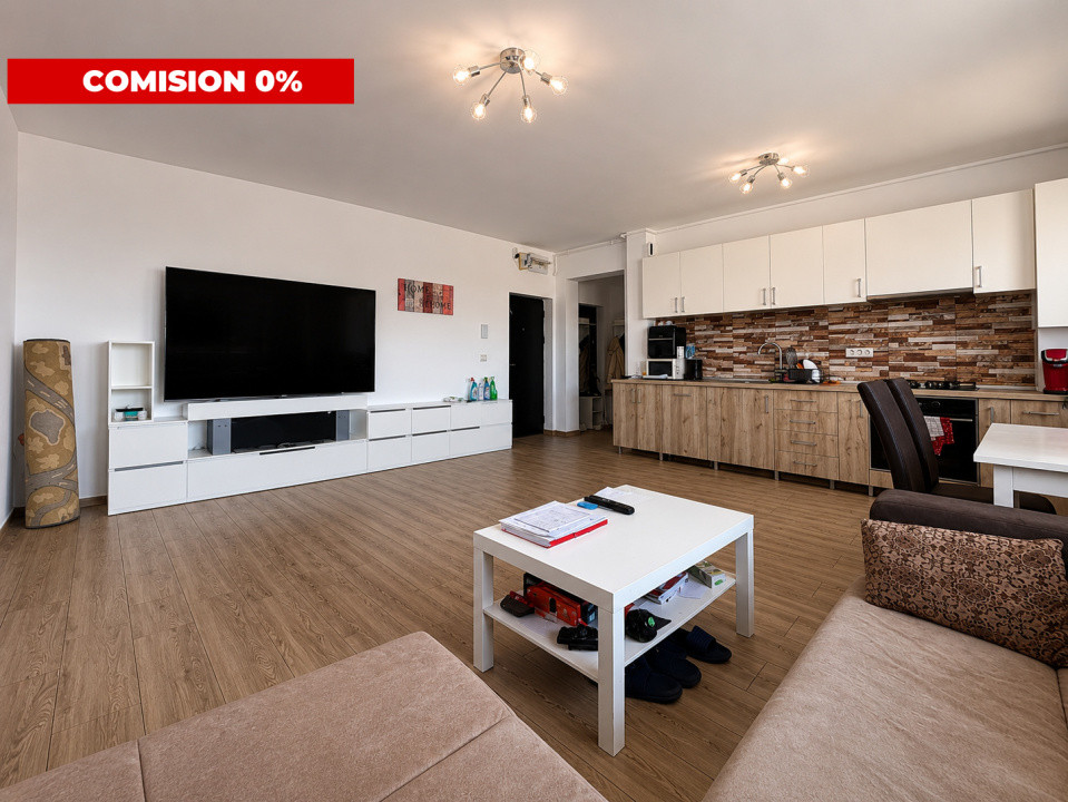 Apartament 2 camere, 47 mp utili, parter, bloc nou, Comision 0 - Giroc