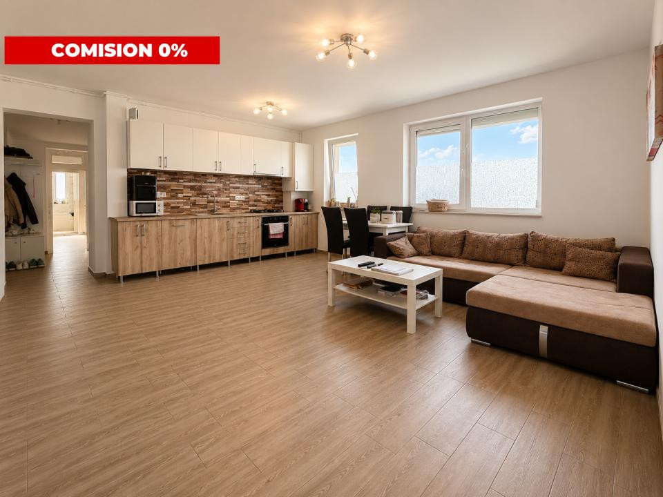 Apartament 2 camere, 47 mp utili, parter, bloc nou, Comision 0 - Giroc