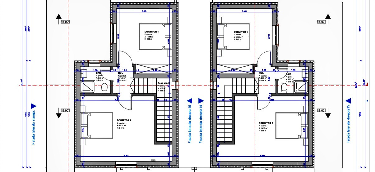 Casa individuala, 4 camere, 100 mp utili, 372 mp teren - Sanandrei