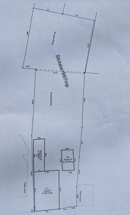 Teren 997 mp + casa de demolat - zona Bogdanestilor Timisoara