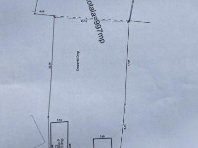 Teren 997 mp + casa de demolat - zona Bogdanestilor Timisoara