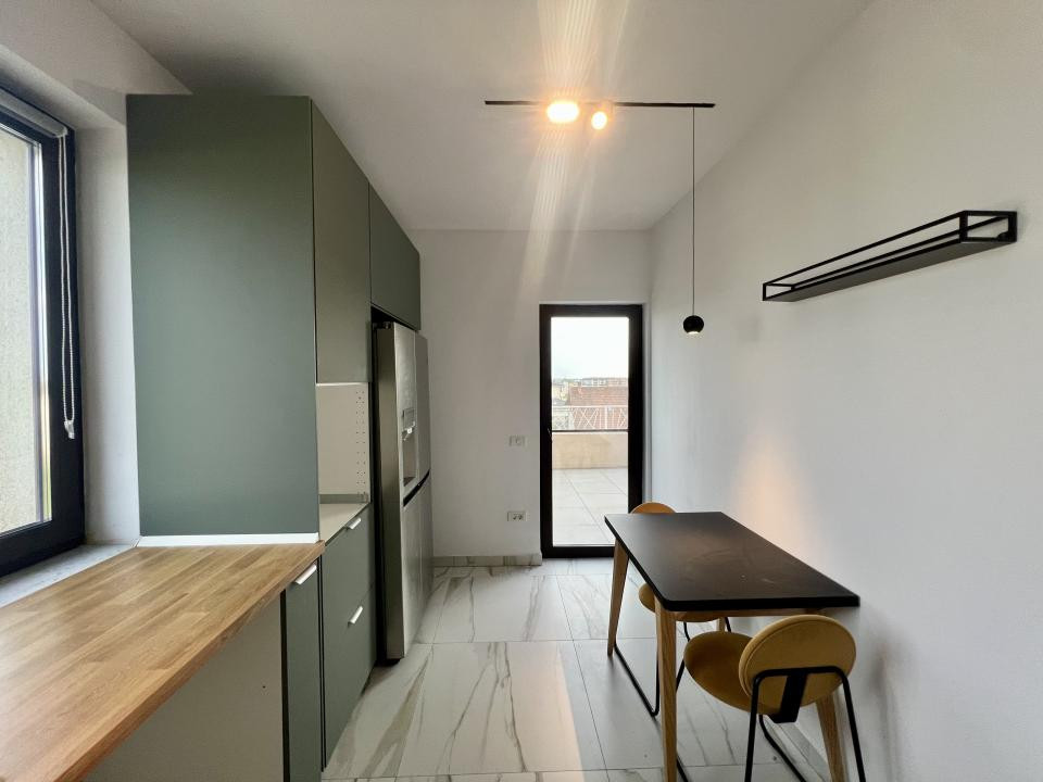 Penthouse modern, 2 camere, 57 mp utili, terasa 20 mp - Giroc