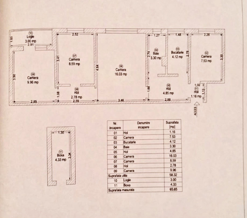 COMISION 0% - Apartament 4 camere, pret special, etaj 3 - zona Dacia