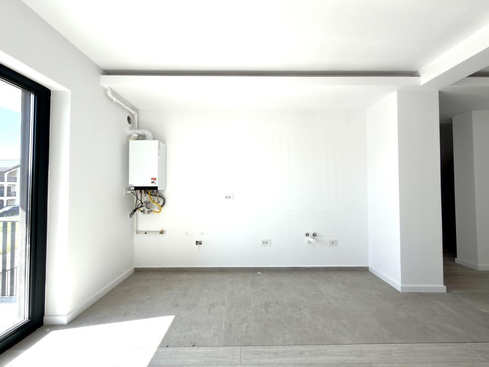 Apartament 2 camere, open space, 52 mp utili, etaj 1 - Braytim