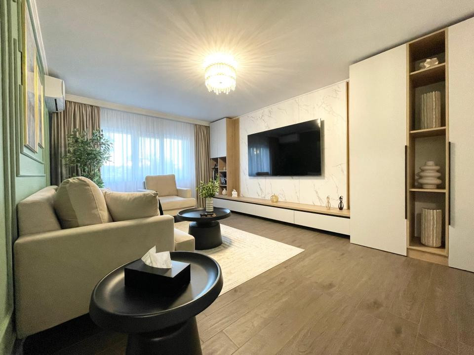 Apartament 2 camere, mobilat si utilat premium, etaj 1  - Girocului