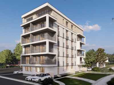 Penthouse modern, 3 camere, 90 mp utili + terasa 50 mp - Esso Giroc