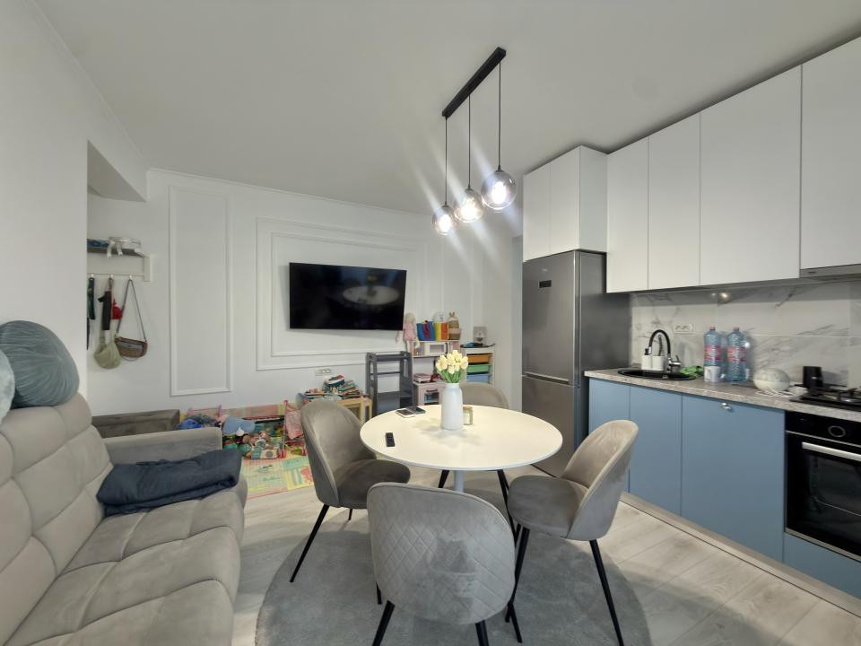 Apartament 3 camere, open space, mobilat si utilat - Giroc