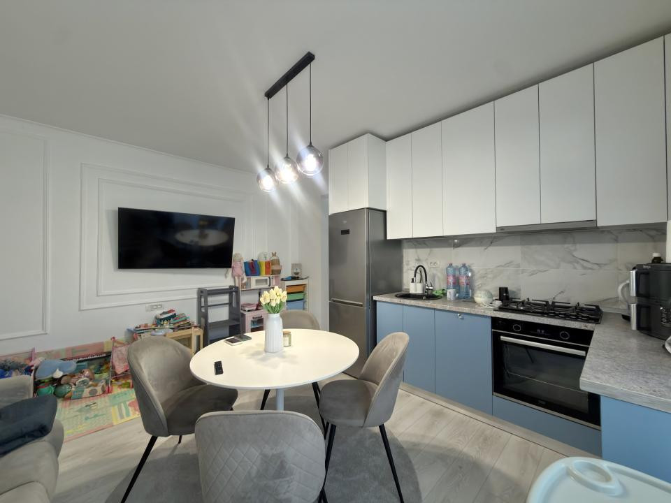 Apartament 3 camere, open space, mobilat si utilat - Giroc