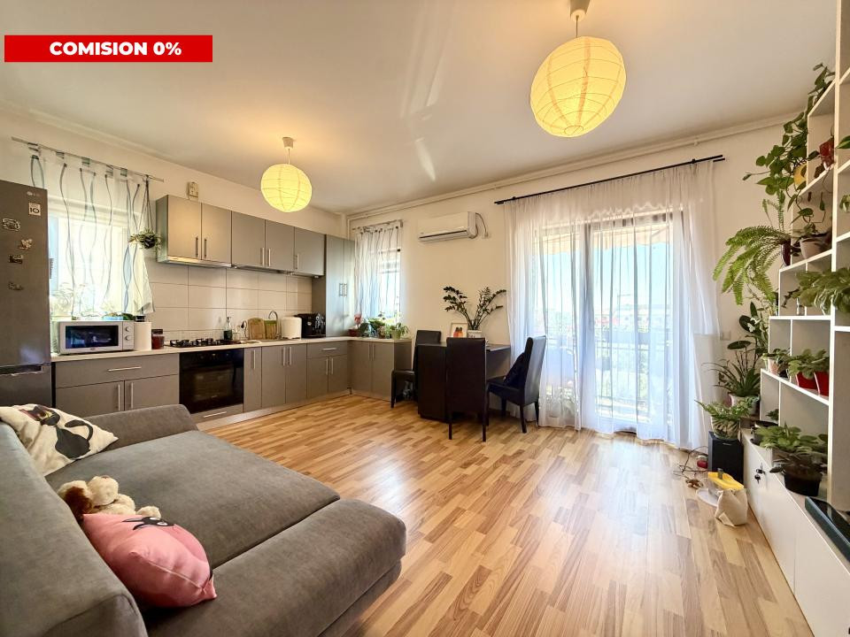 COMISION 0% Apartament 2 camere, 45 mp utili, mobilat/utilat, etajul 2-Girocului