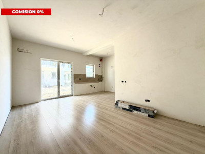 Apartament 1 camera, 40,3 mp utili cu GRADINA - COMISION 0%