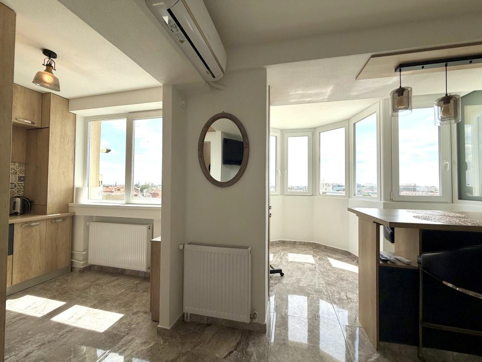 Apartament central cu 2 camere, 38 mp utili, etaj 8 - Timisoara