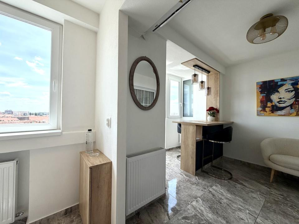Apartament central cu 2 camere, 38 mp utili, etaj 8 - Timisoara