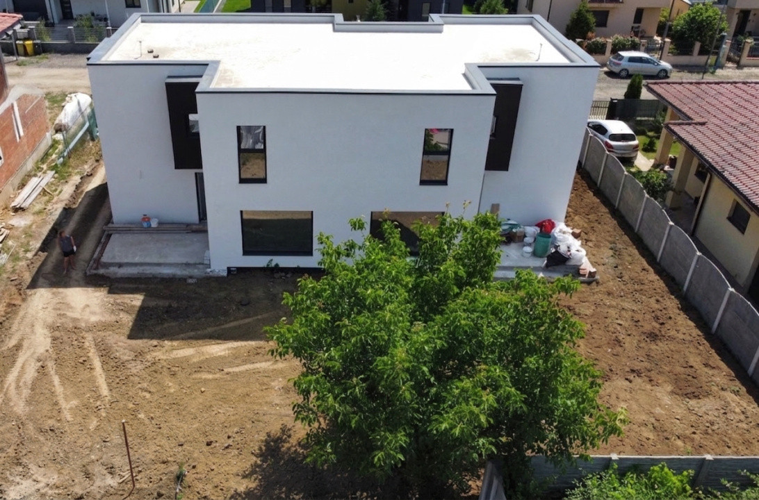 Duplex modern 4 camere, 105 mp utili, 305 mp teren - Dumbravita 