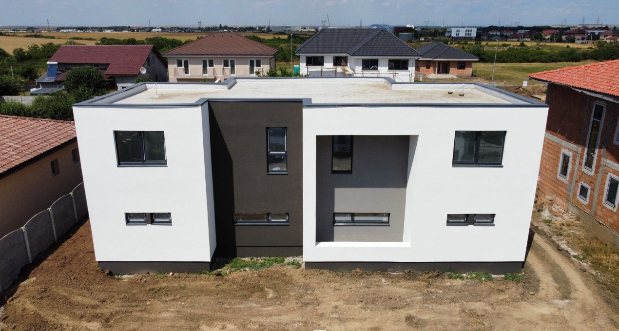Duplex modern 4 camere, 105 mp utili, 305 mp teren - Dumbravita 