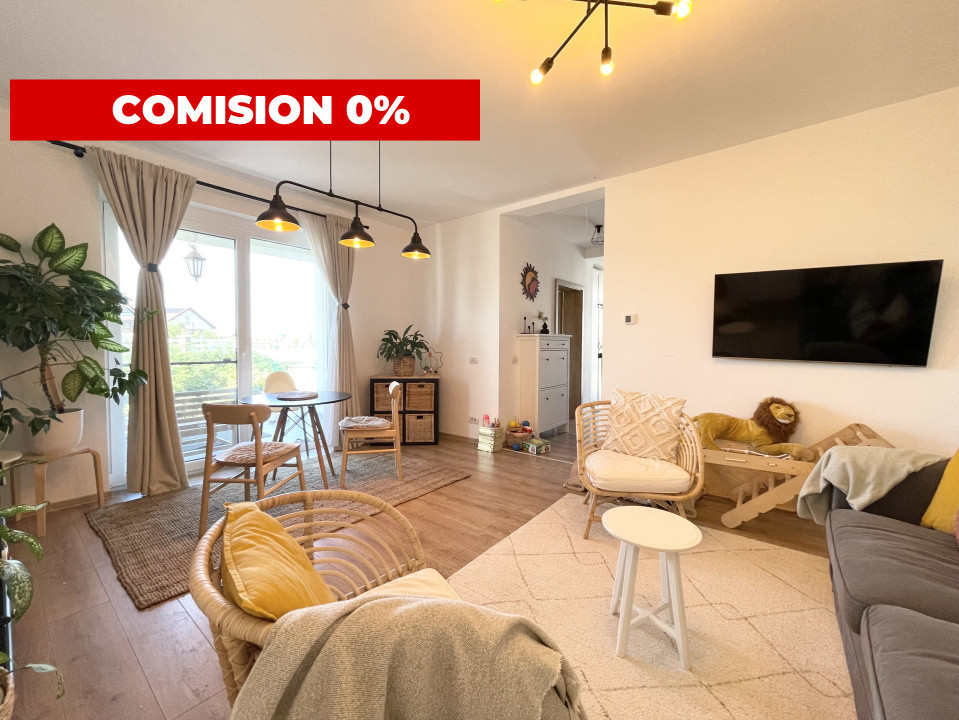  COMISION 0% Triplex pe colt, 90 mp utili, mobilat, utilat - Mosnita Veche 