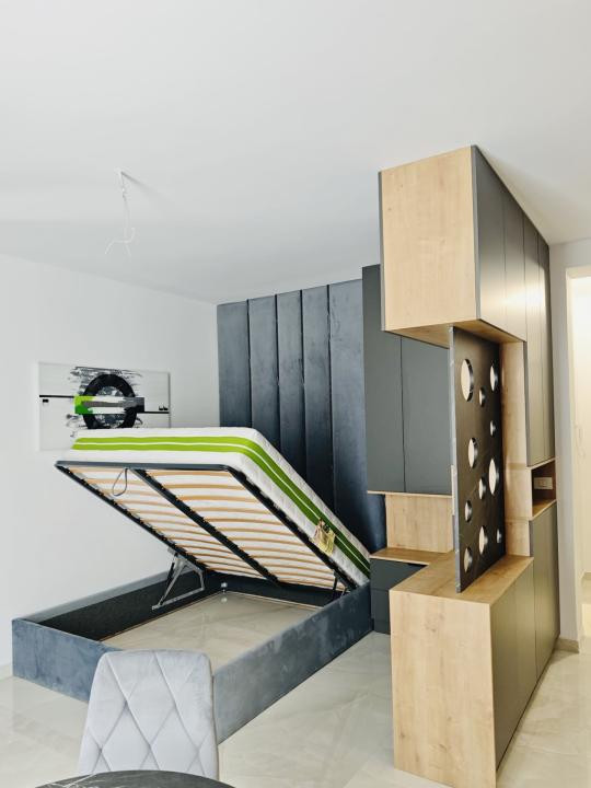 Apartament 1 camera, mobilat pe comandat, etaj 1, Giroc-Braytim 
