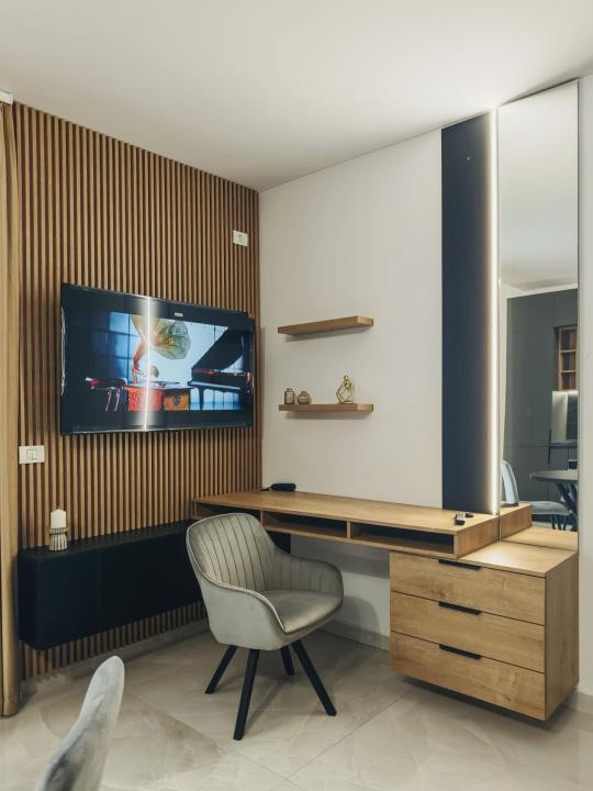Apartament 1 camera, mobilat pe comandat, etaj 1, Giroc-Braytim 