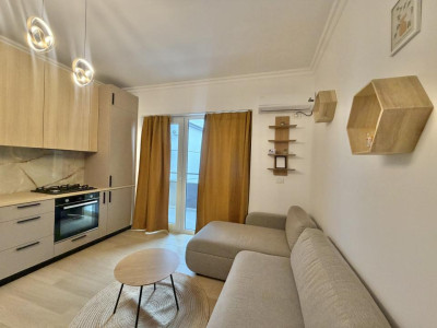 Apartament 2 camere, etaj 2, mobilat modern, zona Hotel IQ-Giroc 