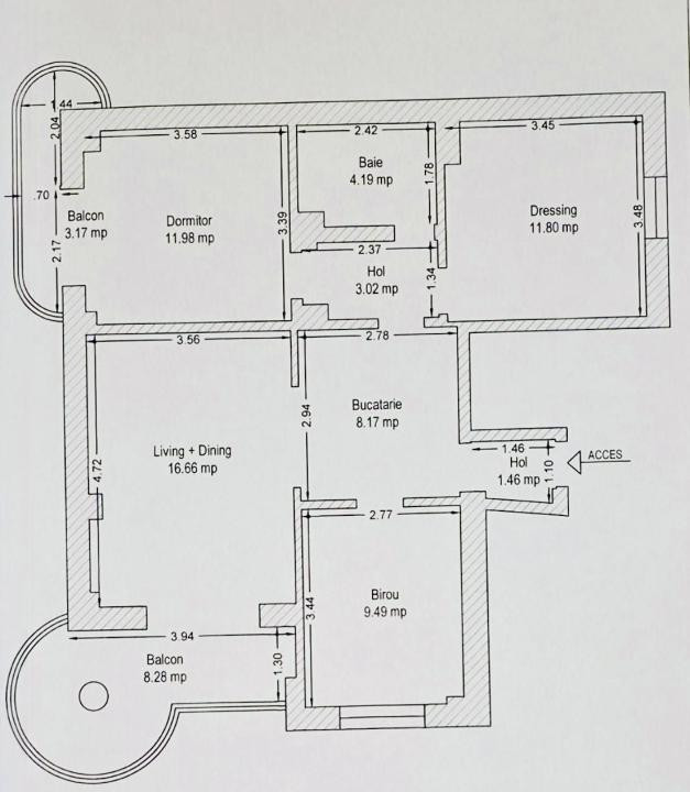 Apartament 4 camere lângă Iulius Mall Timișoara 