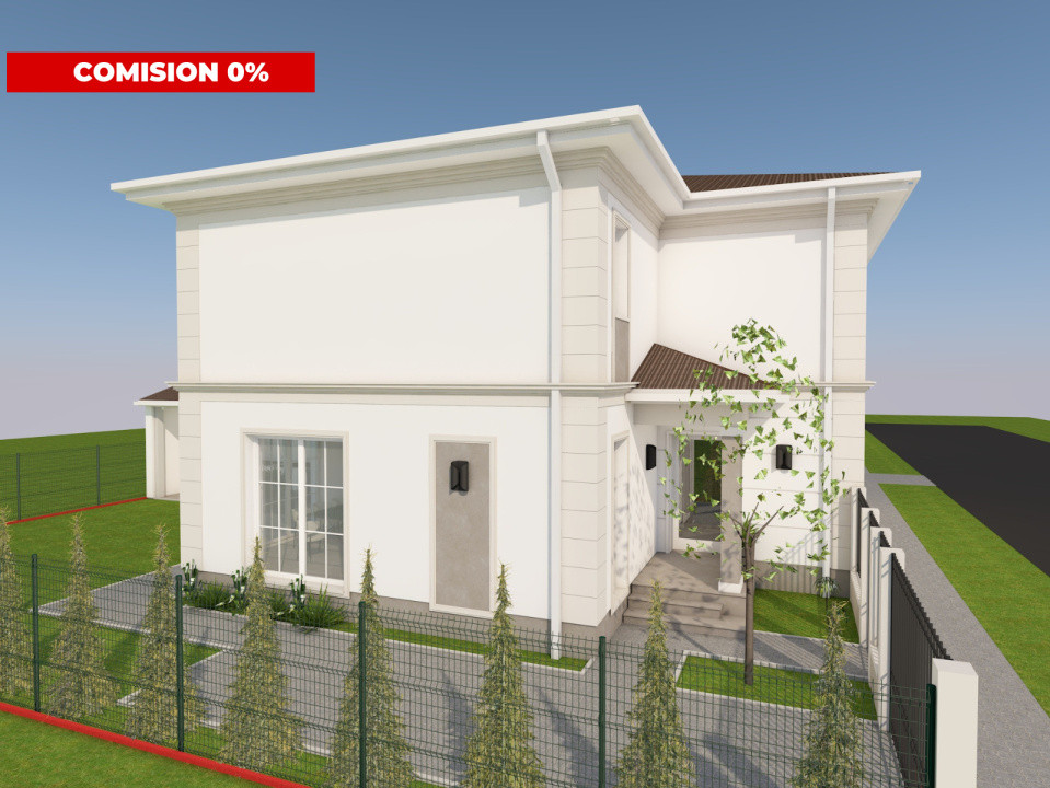 COMISION 0% Duplex modern, 4 camere, 110 mp utili, 200 mp teren - Giroc