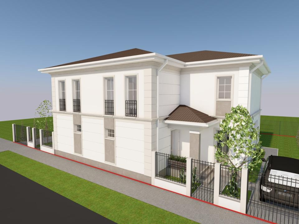 COMISION 0% Duplex modern, 4 camere, 110 mp utili, 200 mp teren - Giroc