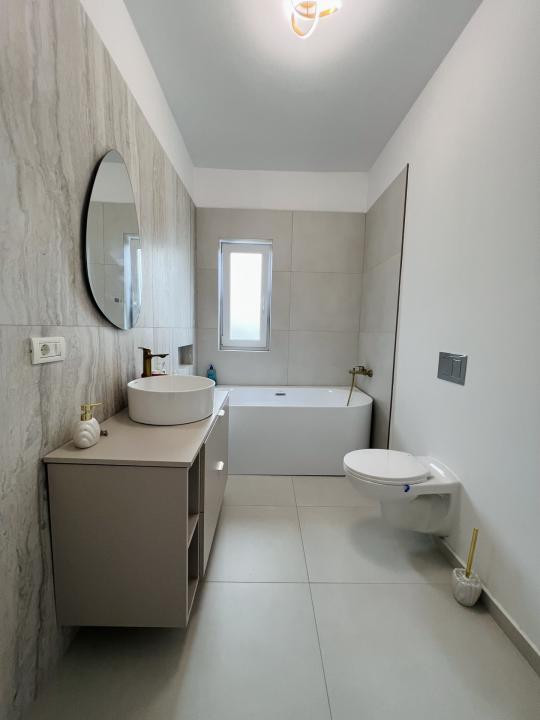 Duplex nou, forma cubica, mobilat - Giarmata 