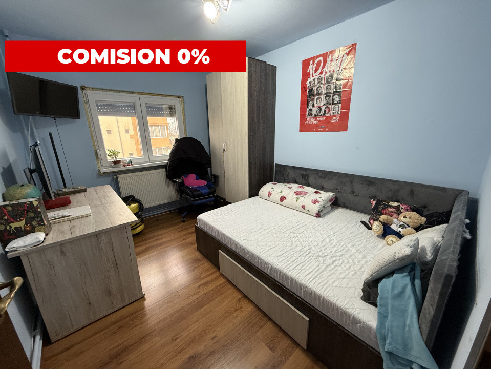 COMISION 0% Apartament 4 camere, decomandat, 77 mp utili + 2 balcoane - Soarelui