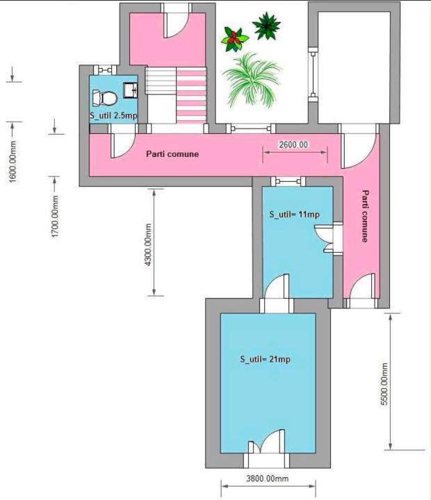 Apartament  cu o camera, 35 mp utili, demisol, zona Piata Maria