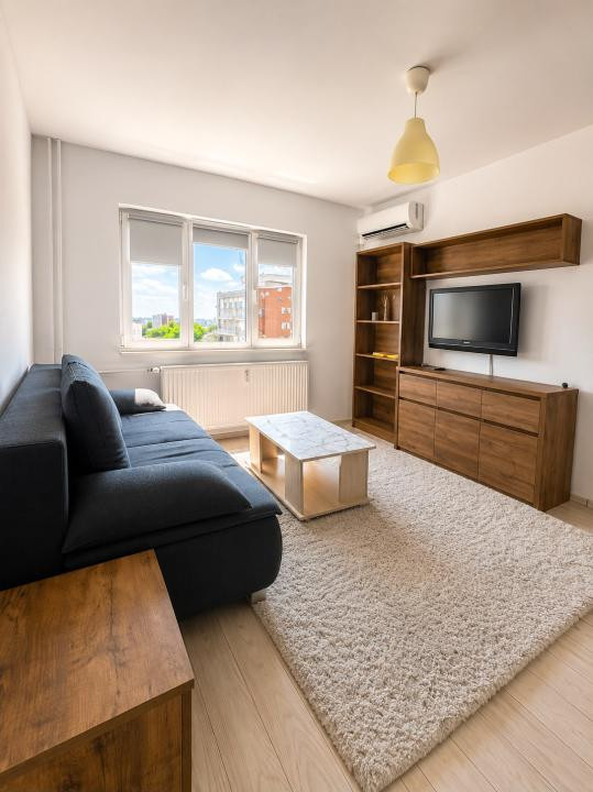 Apartament cu 2 camere, 42mp utili, etaj 9/10, mobilat - Gheorghe Lazăr