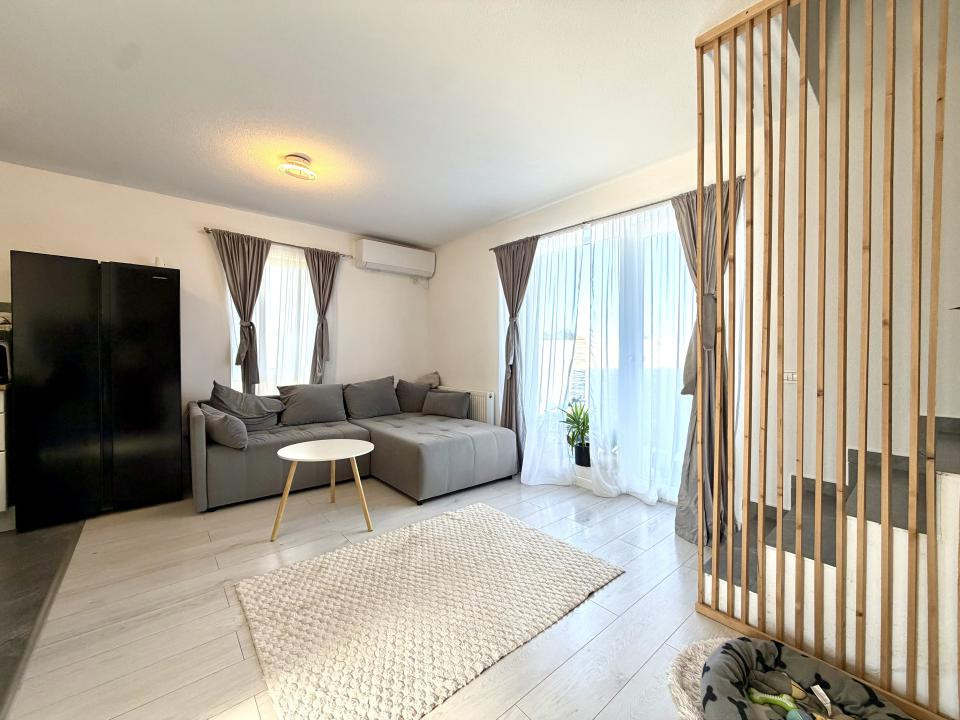 Duplex 3 camere, 61 mp utili, mobilat/utilat - Sanandrei